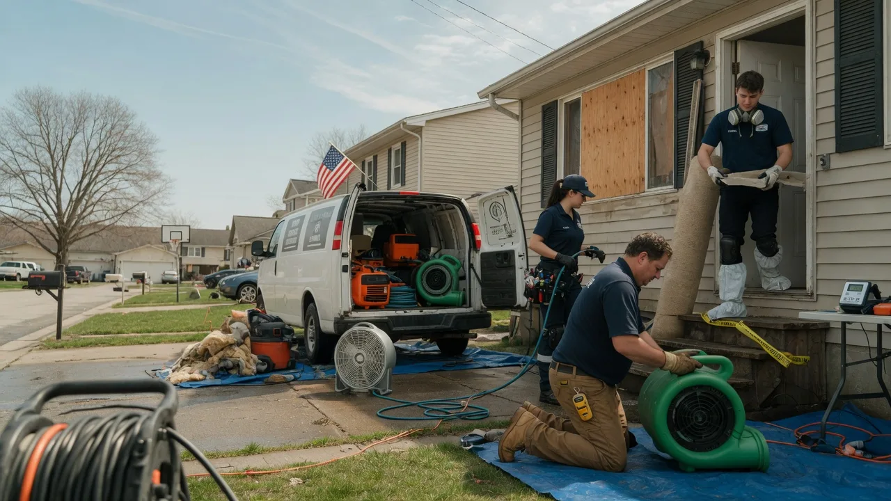 Water Damage Restoration in Danville, IN near me